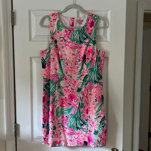 Lilly Pulitzer Mila Dress Multi Via Flora sz 12